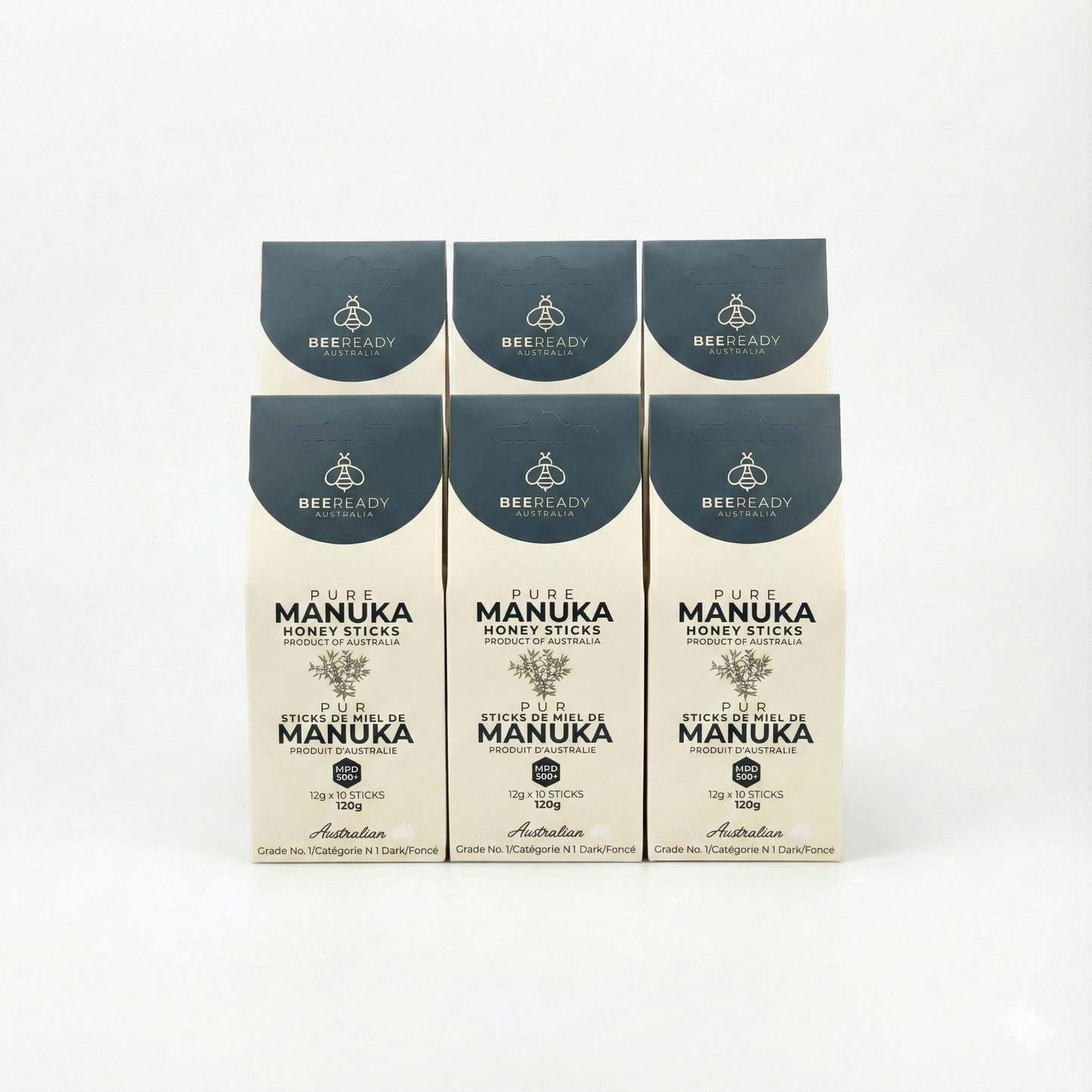 60 Days Supply – MGO 300+ Premium Australian Manuka Honey Sticks (12g × 60 Sticks)