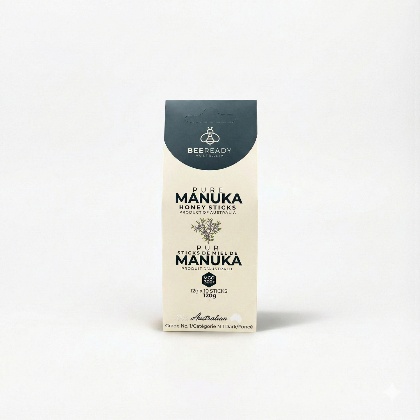 10 Days Supply – MGO 300+ Premium Australian Manuka Honey Sticks (12g × 10 Sticks)