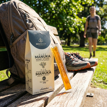 60 Days Supply – MGO 300+ Premium Australian Manuka Honey Sticks (12g × 60 Sticks)